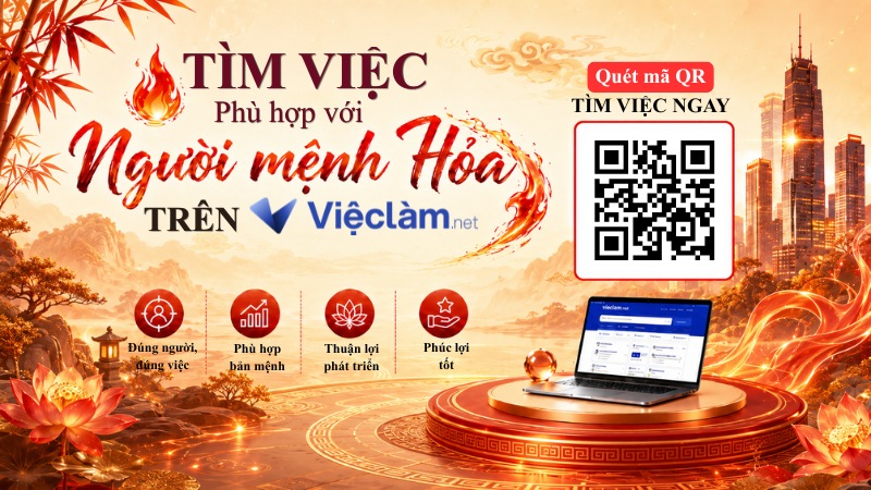 Tìm việc phù hợp với người mệnh Hỏa trên Vieclam.net