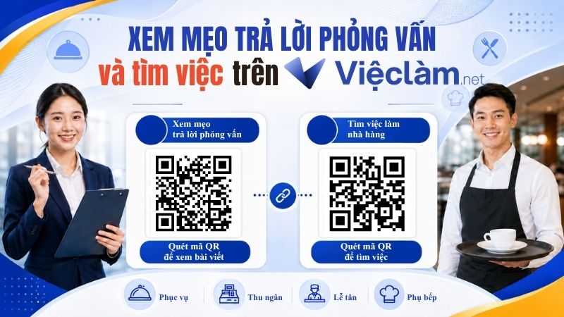 Tìm việc làm nhà hàng lương cao tại Vieclam.net
