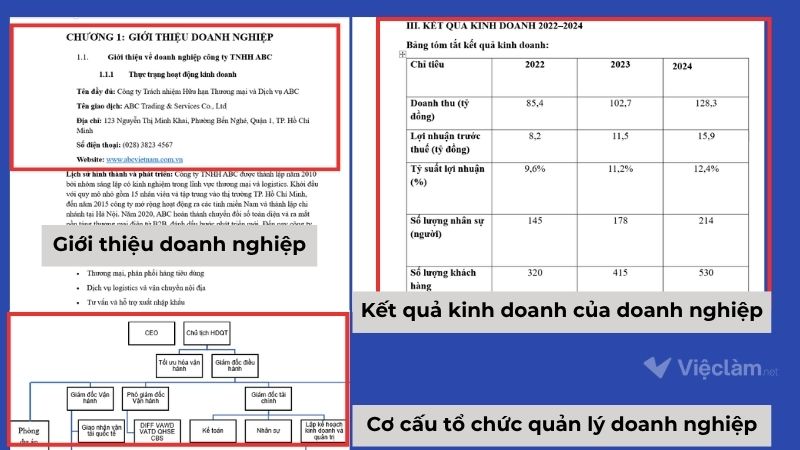 Những nội dung có trong chương 1 của báo cáo thực tập