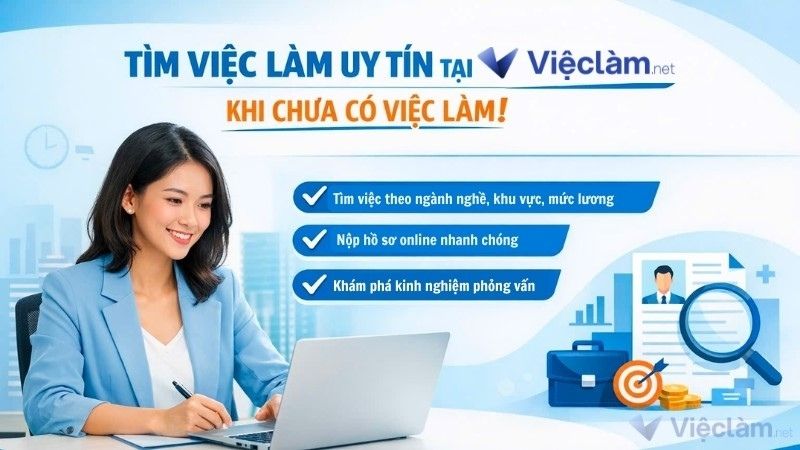 Tìm việc thực tập uy tín tại Vieclam.net